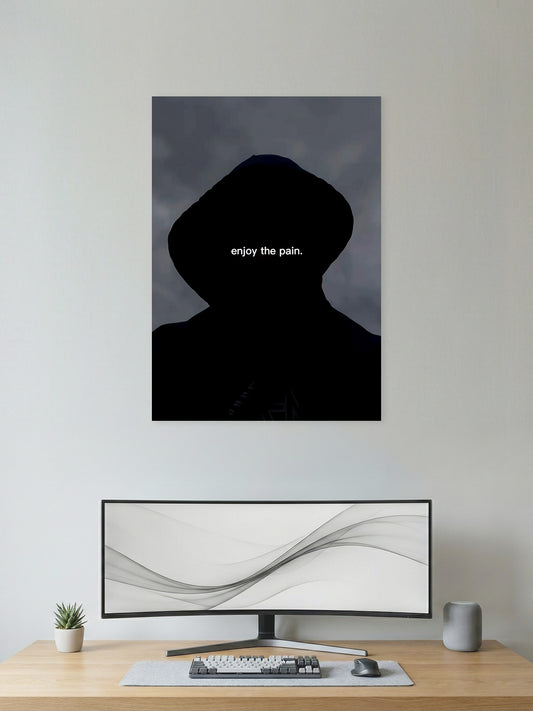 Enjoy the Pain – Discipline & Mental Toughness Motivation Poster