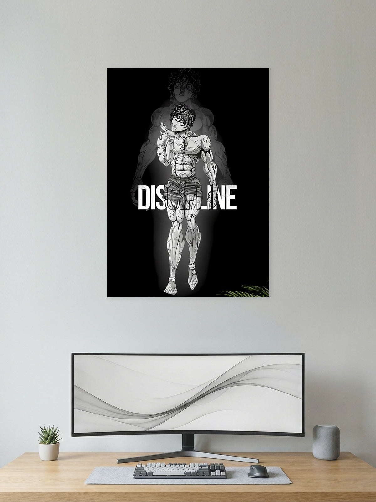 Discipline – Inner Strength & Self-Control Motivation Poster