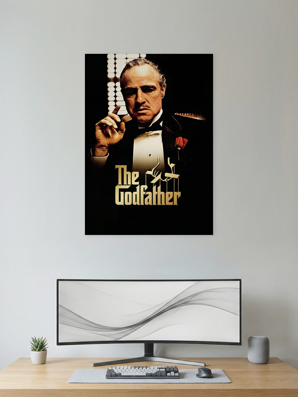 Classic Mafia Movie Poster –Portrait Wall Art