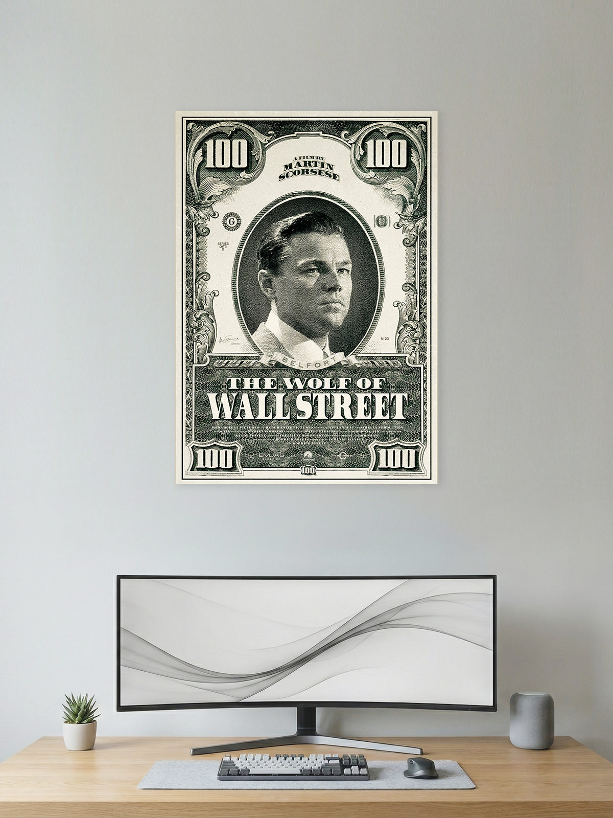 The Wolf of Wall Street Poster Wall Art