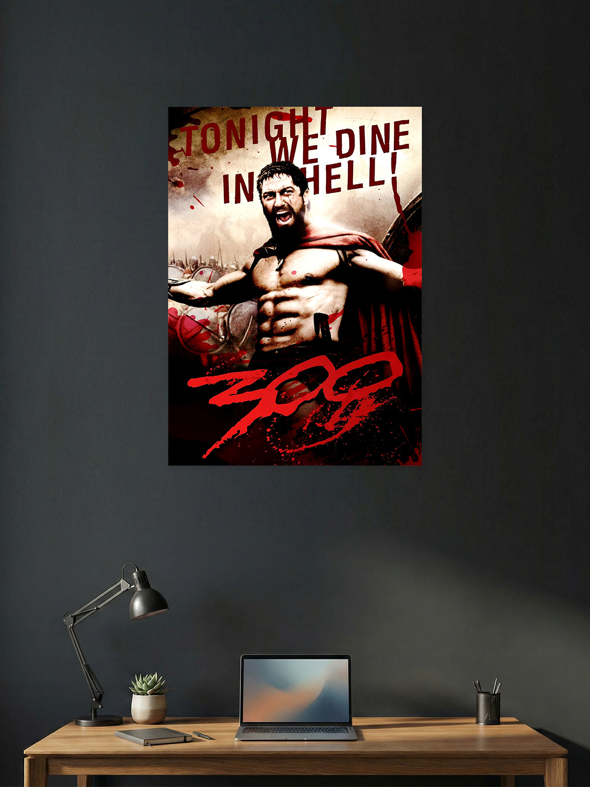 300  Movie  Poster | Spartan Warrior Wall Art