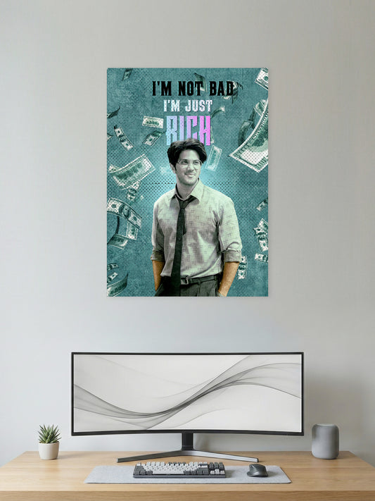 Lucky Baskhar Poster | Finance-Theme Cinematic Wall Art