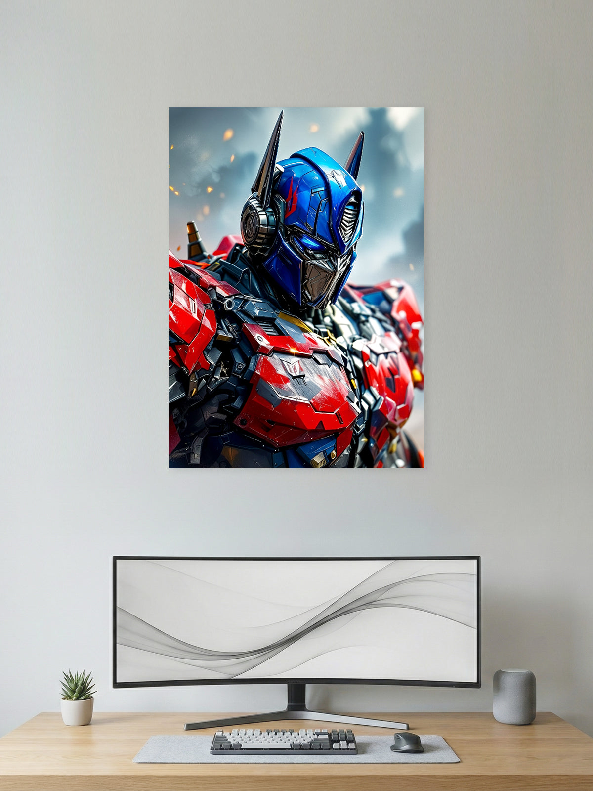 Transformers Poster | Futuristic Robot Cinematic Wall Art