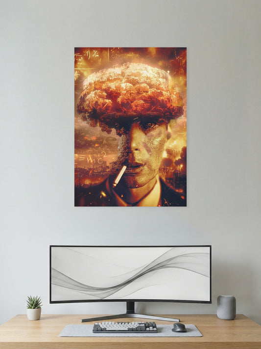 Oppenheimer Movie Poster  Cinematic Wall Art