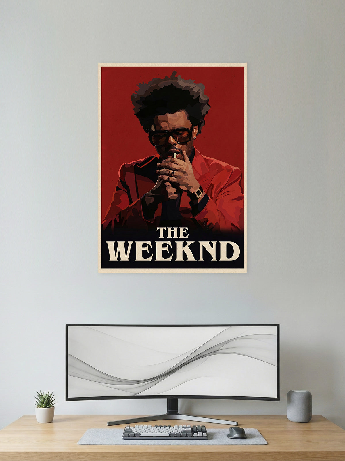 The Weeknd – Iconic Portrait Music Art Poster