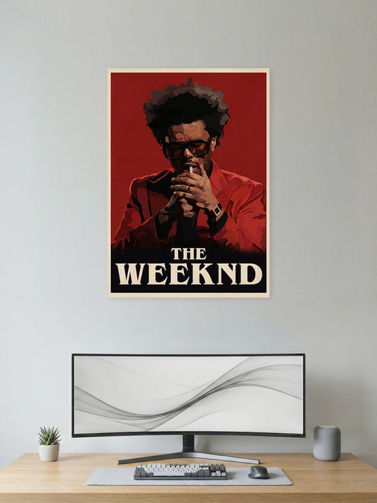The Weeknd – Iconic Portrait Music Art Poster