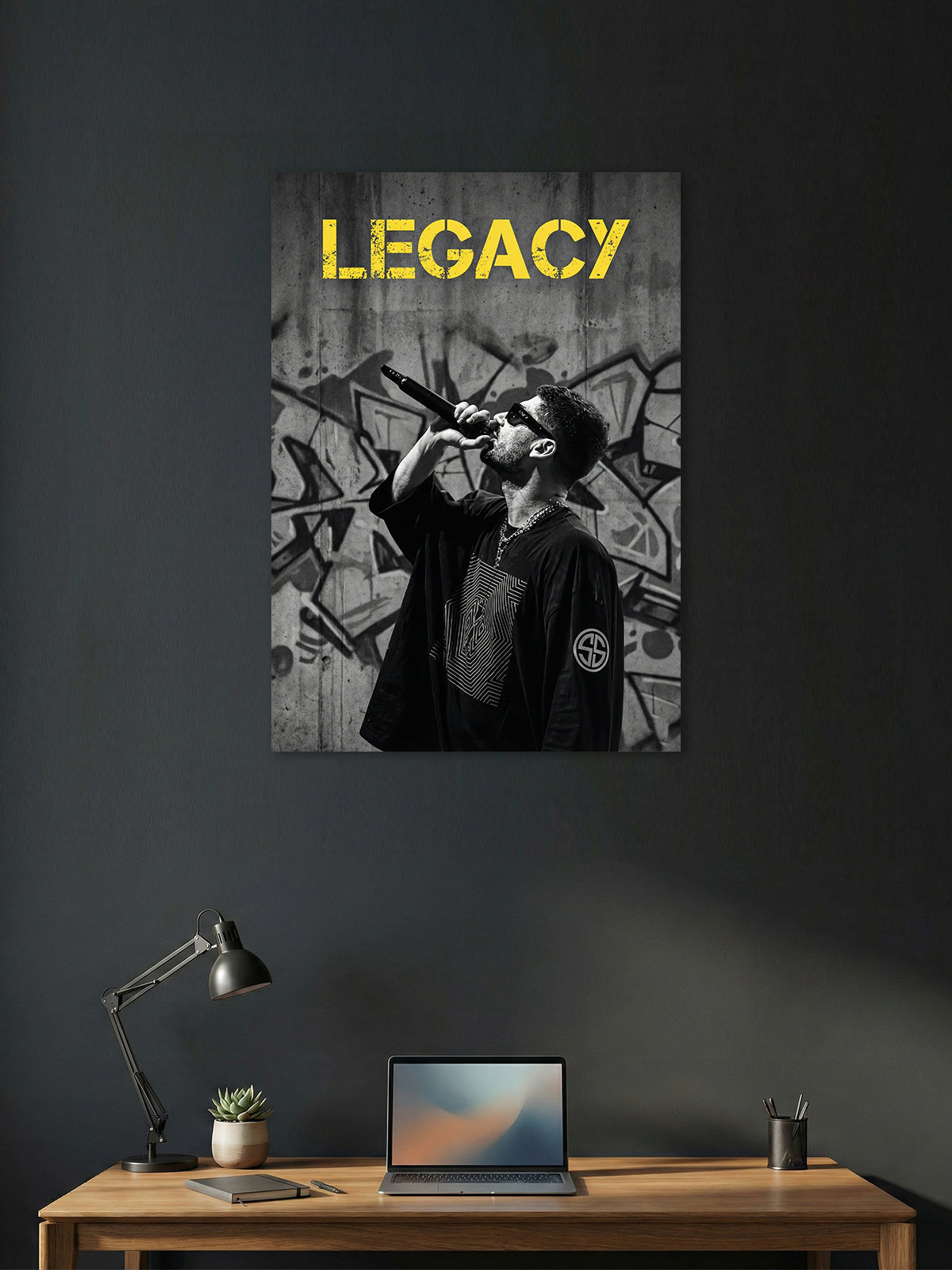 Legacy – Hip-Hop Mic Performance Wall Poster