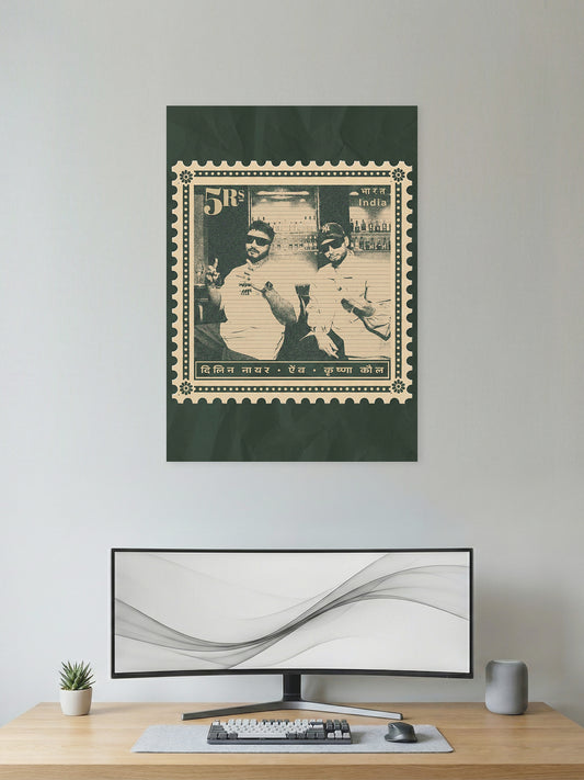 5 Rupees – Delhi NCR Street Culture Stamp Poster