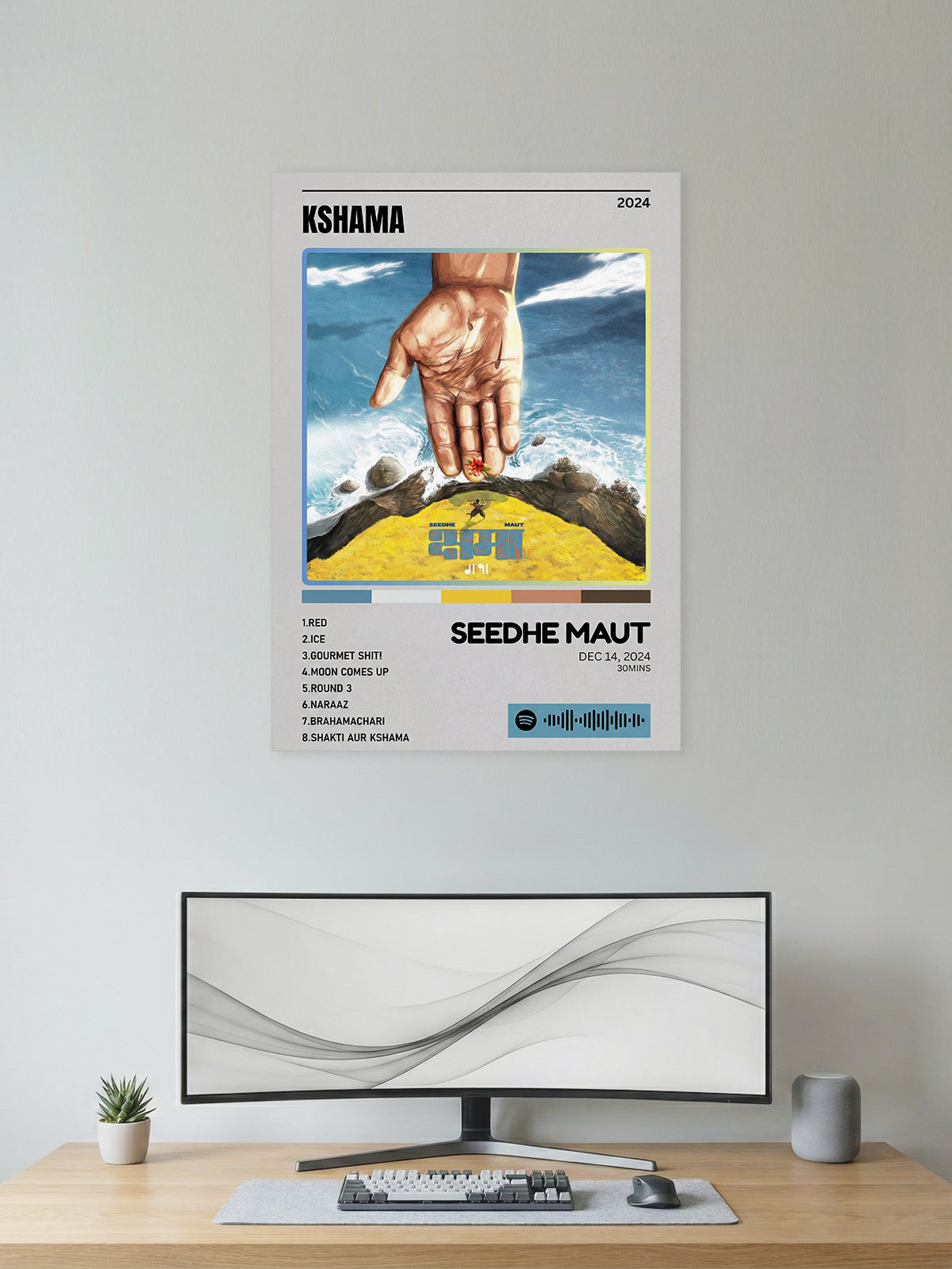 Kshama (2024) – Seedhe Maut Album Art Poster