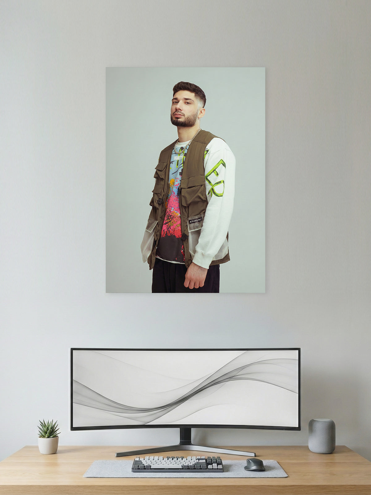 KR$NA – Indian Hip-Hop Portrait Poster