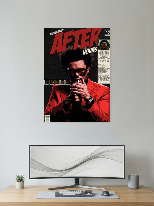 After Hours – The Weeknd Album Art Poster