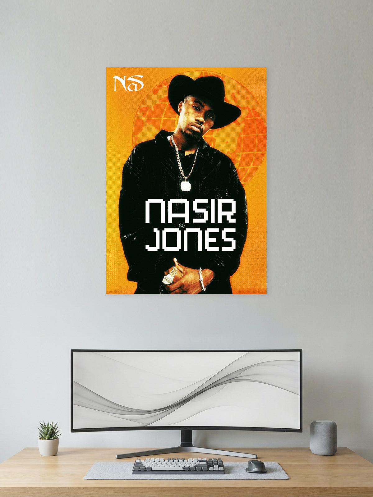 Nas – Nasir Jones Classic Hip-Hop Poster