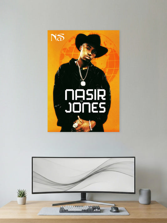 Nas – Nasir Jones Classic Hip-Hop Poster