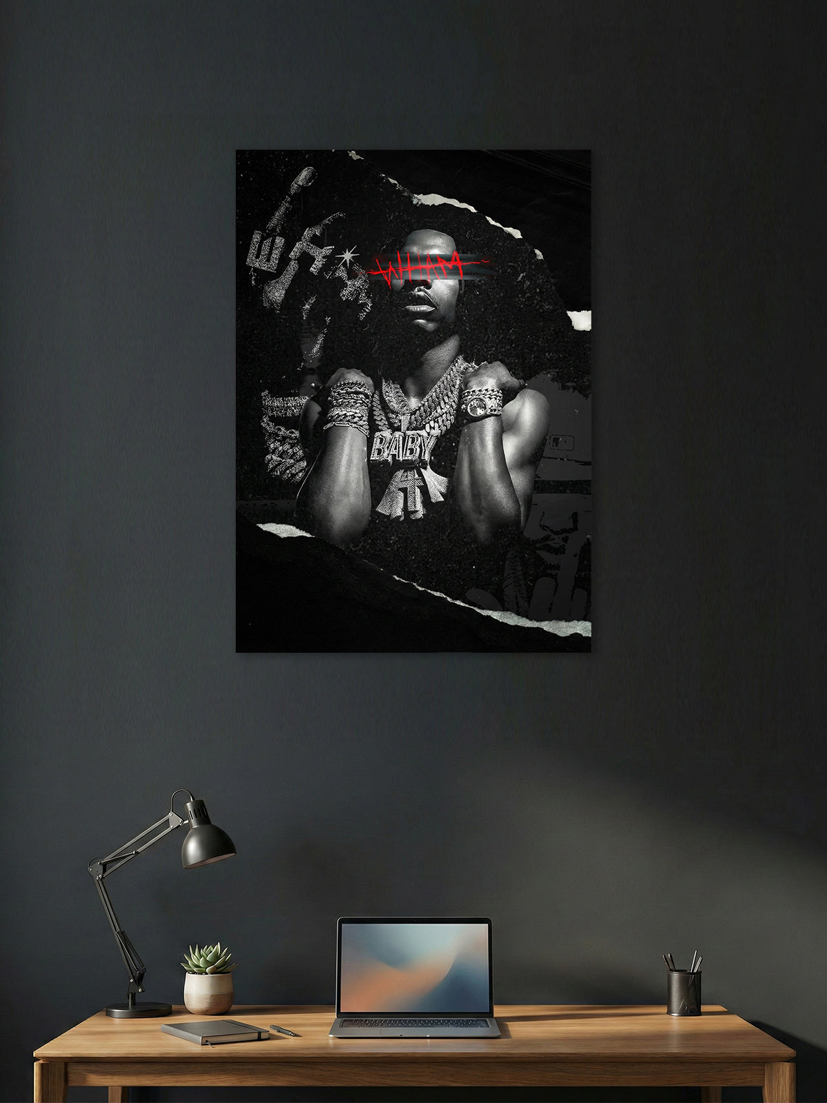 Lil Baby – WHAM Blackout Hip-Hop Poster