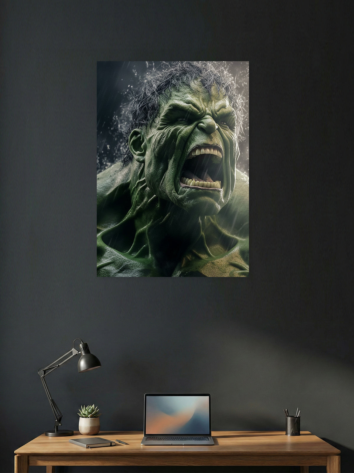 Gamma Rage – Green Power Wall Art