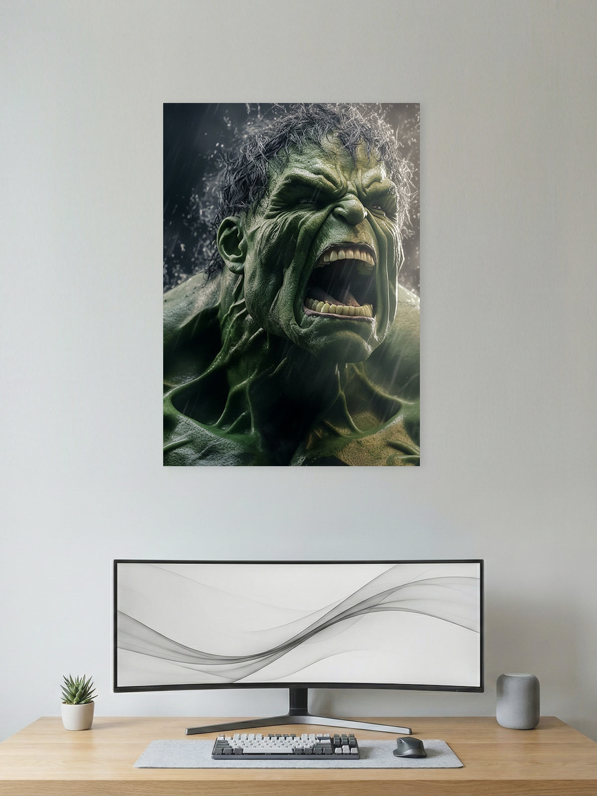 Gamma Rage – Green Power Wall Art