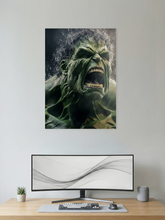 Gamma Rage – Green Power Wall Art
