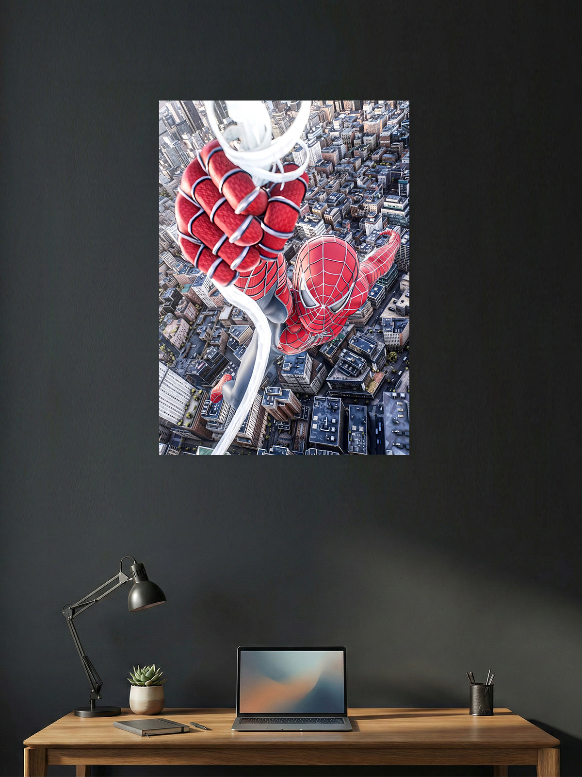Spider-Man – Web Swing Cityscape Poster