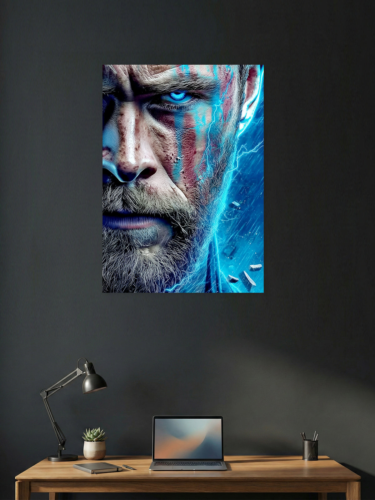Thor “God of Thunder” Cinematic Close-Up Poster