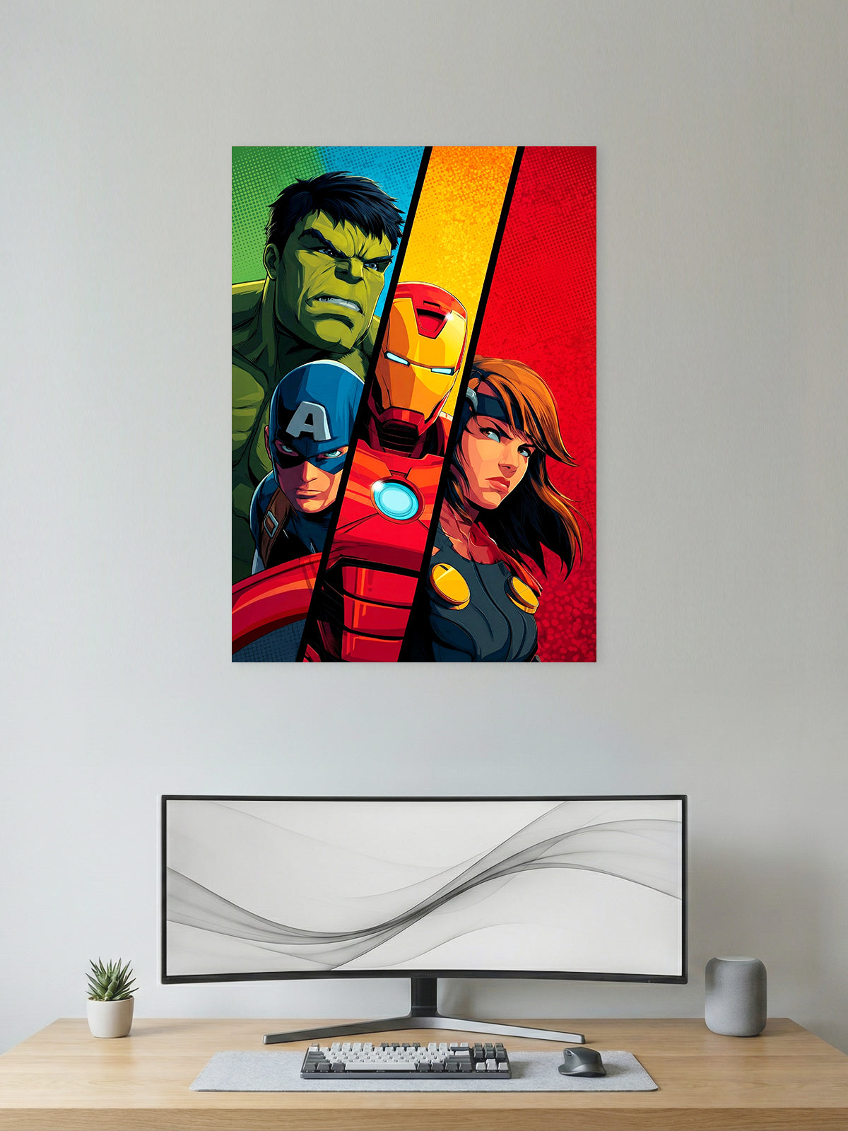 Marvel Avengers Classic Team Portrait Wall Poster