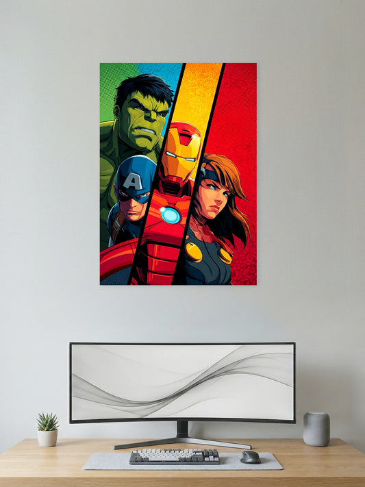 Marvel Avengers Classic Team Portrait Wall Poster