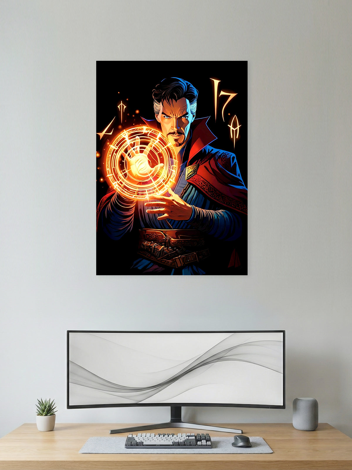 Doctor Strange Mystic Shield Magic Wall Poster