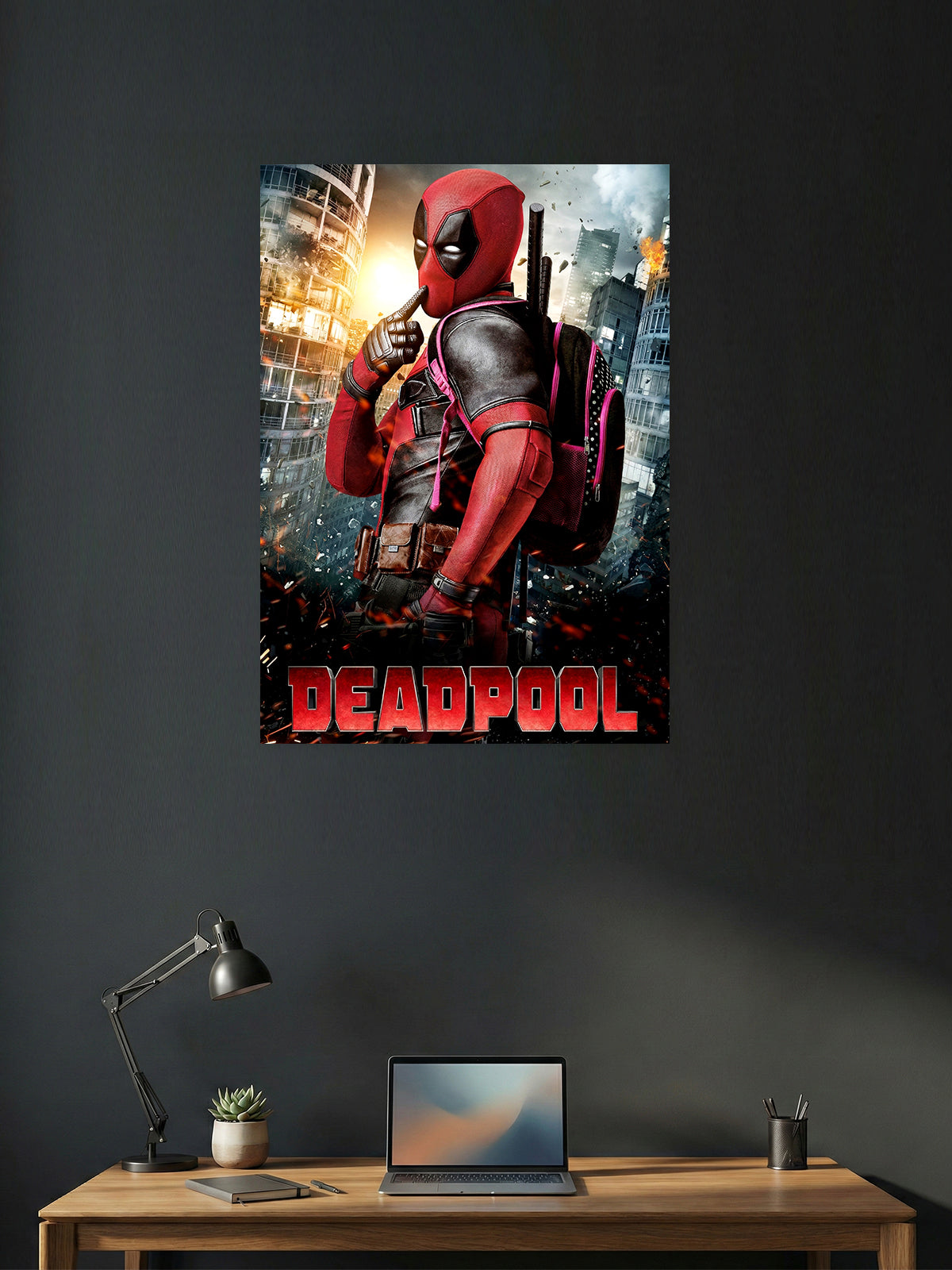 Deadpool Official Character Poster – Premium Superhero Wall Art Print