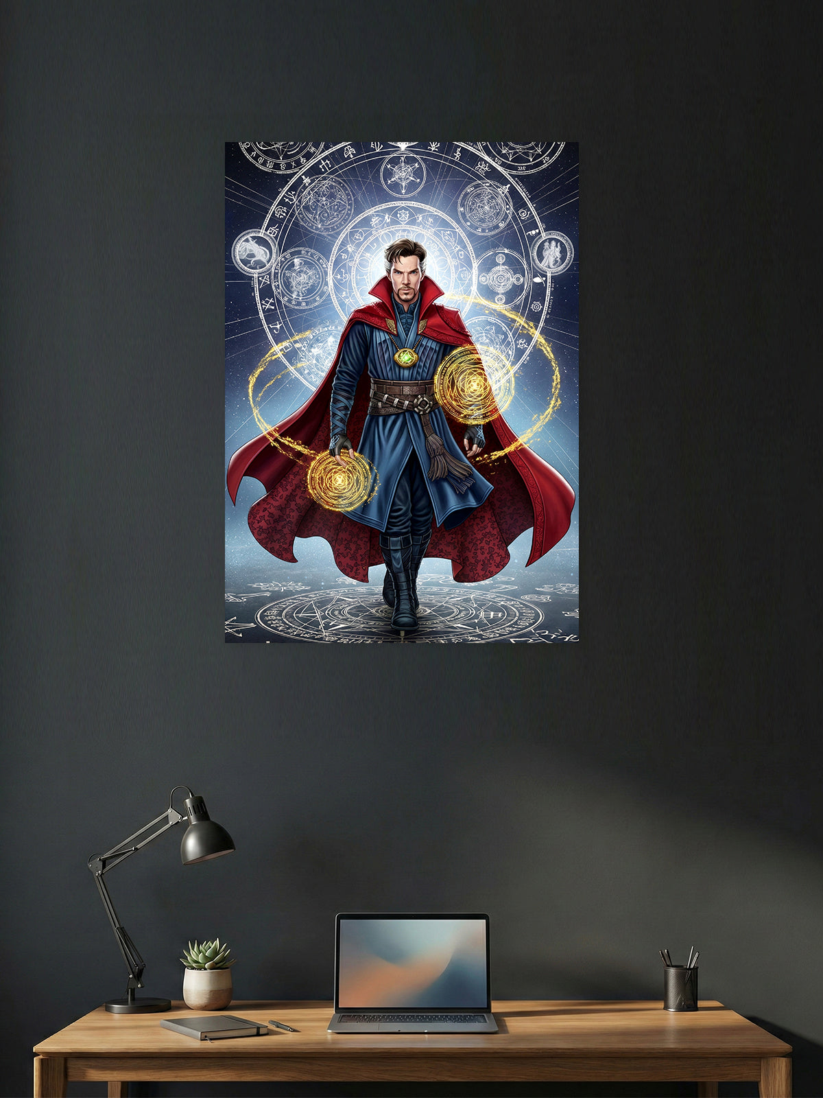 Doctor Strange Mystic Arts Poster – Sorcerer Supreme Marvel Wall Art Print