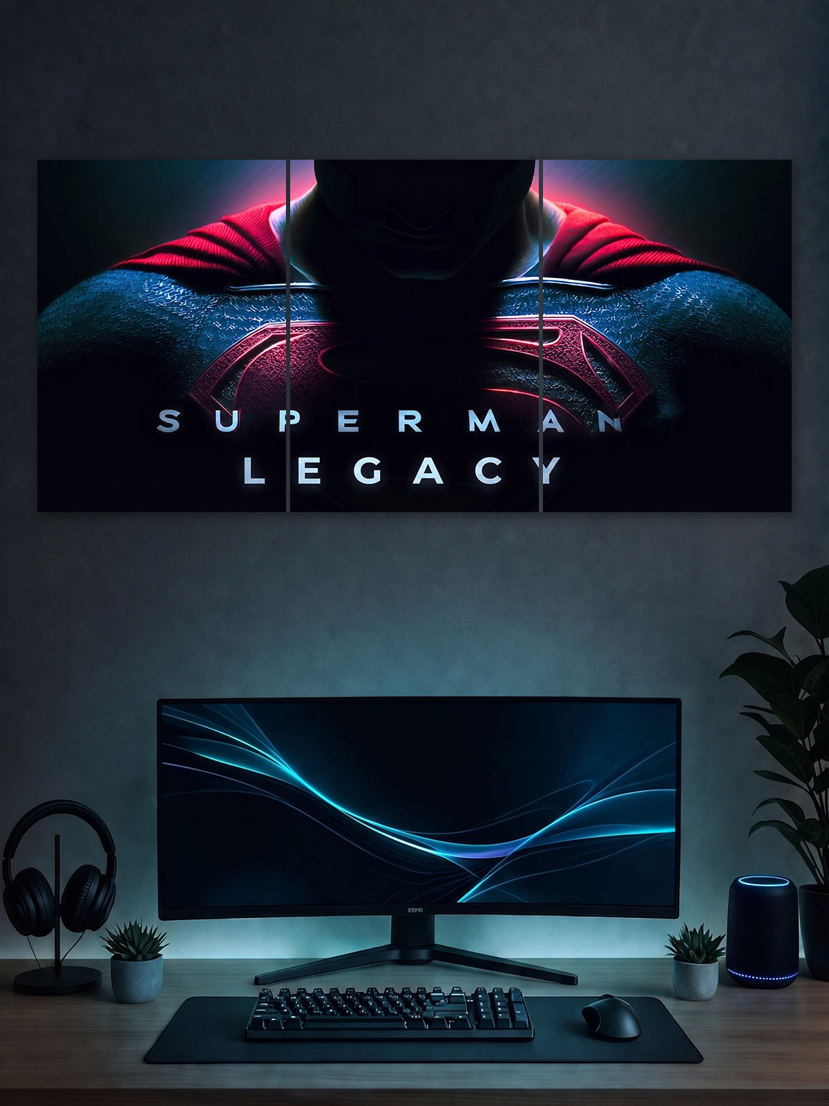 Superhero Legacy Split Poster
